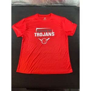 BSN Sports Worthington Trojans Baseball Red Performance TShirt XL Womens‎